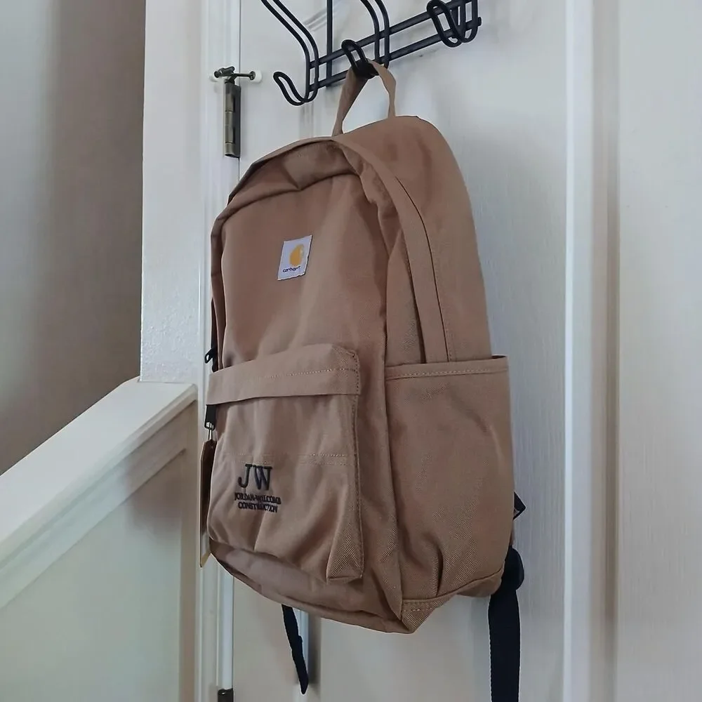 NWT Carhartt Brown JW Construction 21L Classic Laptop Dayback Backpack Gorpcore